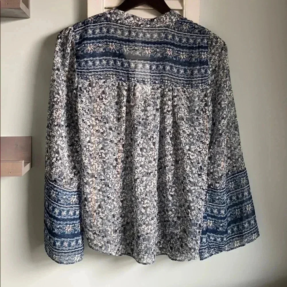 Cupio Sheer  Boho blouse - Picture 3 of 5